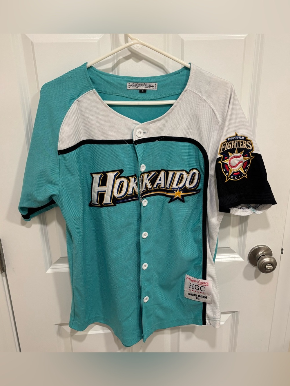 Headgear Classics Hokkaido Nippon-Ham Fighters #11 Shohei Ohtani Baseball Jersey